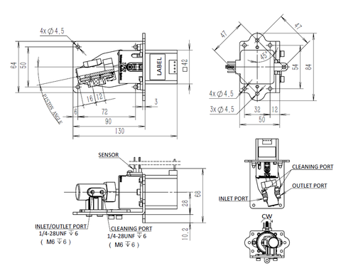 Valveless Ceramic Piston Pump - CAP Series