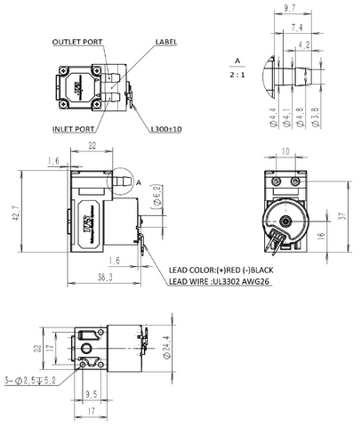 Diaphragm Liquid Pump - DCP-100 Series