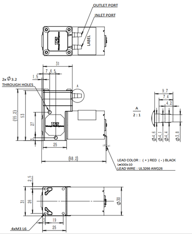 Diaphragm Liquid Pump - DCP-400/500 Series