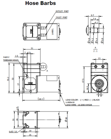 Diaphragm Liquid Pump - DCP-400/500 Series