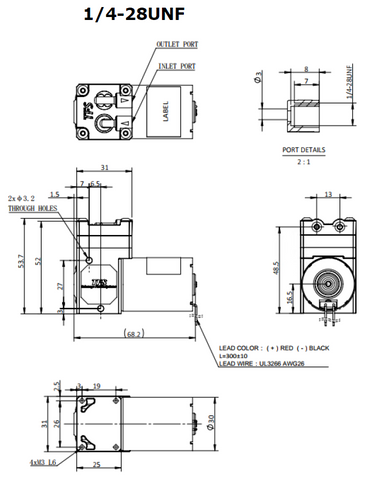 Diaphragm Liquid Pump - DCP-400/500 Series