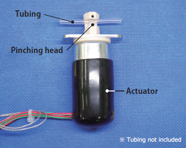 Pinch Valve with Status Detection Function [Under Development]