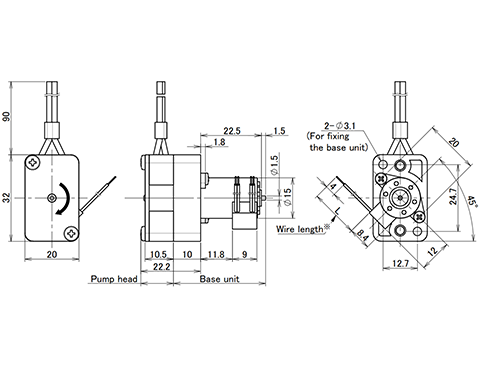 Ring Pump RP-HX Series [Discharge Rate: 2 - 350 μL/min]