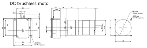Brushless DC Motor Type of Ring Pump RP-H Series [Discharge Rate: 2 - 10 mL/min]
