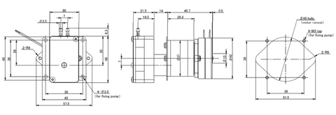 Stepper Motor Type of Ring Pump RP-H Series [Discharge Rate: 20 μL/min - 10 mL/min]