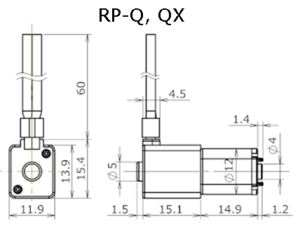 Ring Pump RP-Q, QX Series [Discharge Volume: 0.2 - 1.1 mL/min]