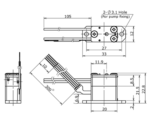 Ring Pump RP-TX Series [Discharge Rate: 0.03 - 40 μL/min]