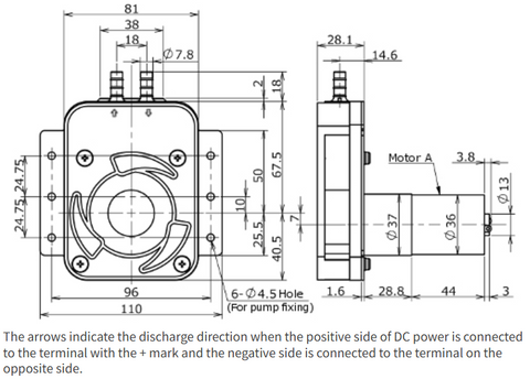 Ring Pump RP-S Series [Discharge Rate: 500 - 800 mL/min]