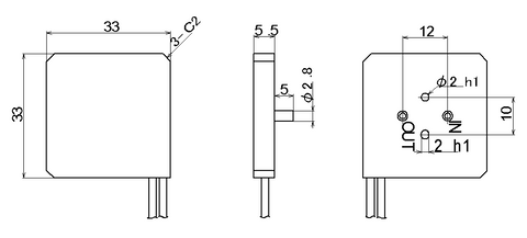 Piezoelectric Micro Pump - Large Flow Type