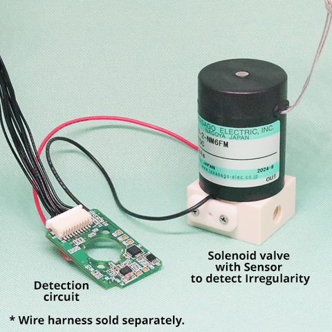 Solenoid valve with Sensor to detect Irregularity [Under Development]