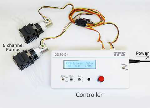 Controller for 6-Channel Pump (Stepper Motor Type)