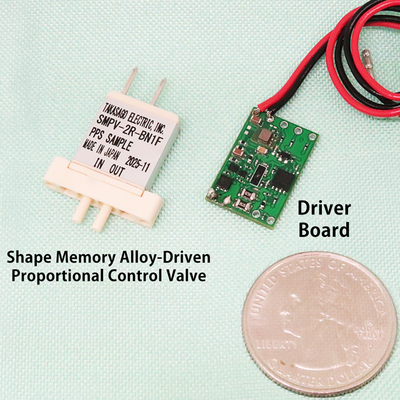 Shape Memory Alloy-Driven Proportional Control Valve SMPV Series [Under Development]