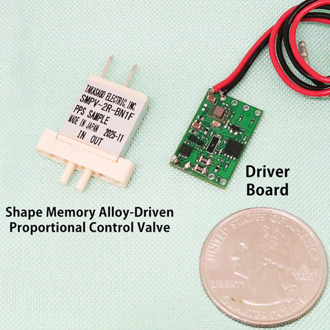 Shape Memory Alloy-Driven Proportional Control Valve SMPV Series [Under Development]