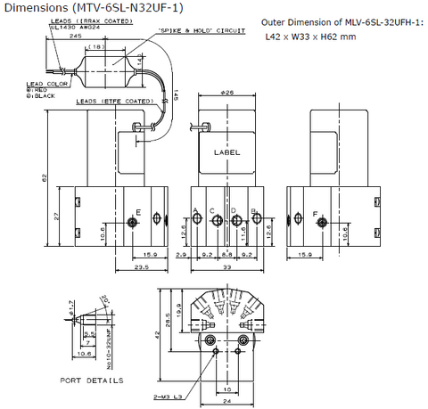 2-Position 6-Port Valve