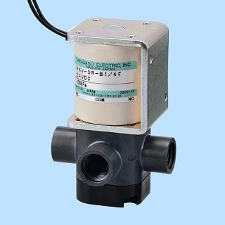 Diaphragm Valve - PKV Series [3-way / Orifice: 6.0 mm / PTFE, PEEK, PPS Body / Negative Pressure]