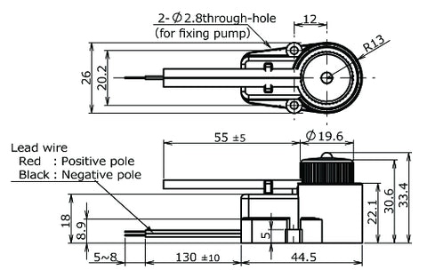 Ring Pump RP-CⅢ Series [Discharge Rate: 1.6 - 2.8 mL/min]