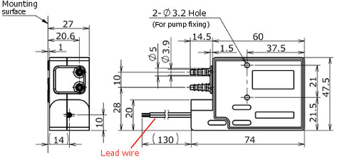 Ring Pump RP-GⅡ Series [Discharge Rate: 10 - 45 mL/min]