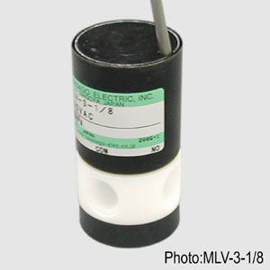 Diaphragm Valve - MLV Series [3-way / Orifice: 2.5 mm / PTFE Body]