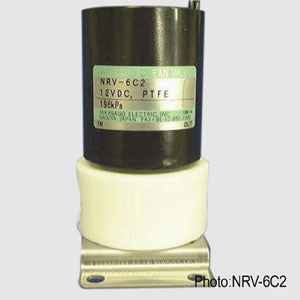 Diaphragm Valve - NRV Series [3-way / Orifice: 6.0 mm / PTFE Body / Feedback Shaft]